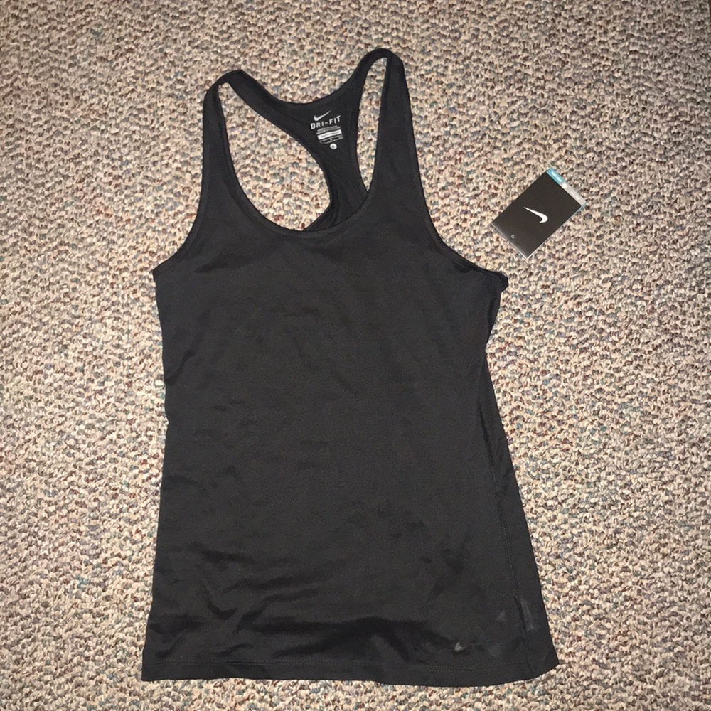 NWT Nike Dri-Fit grey racerback tank top